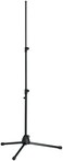 KM KM Knig Meyer 1990050055 Tripod Microphone Stand Lightweight Base Sturdy Folding Legs Adjustable Height Clutch Up To 58 StorageTravel Compact Design Pro Grade German Made Black