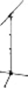 KM KM Konig Meyer 2520050055 Microphone Stand With 2 Piece Telescopic Boom Arm Easy Height Adjustment Folding Leg Design NonSlip Tripod Base Pro Grade for all Musicians German Made