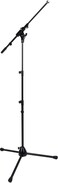 KM KM Konig Meyer 2520050055 Microphone Stand With 2 Piece Telescopic Boom Arm Easy Height Adjustment Folding Leg Design NonSlip Tripod Base Pro Grade for all Musicians German Made