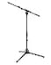 KM KM Knig Meyer 2597750055 Microphone Stand Adjustable Telescoping 2Piece Boom Arm Shorter LowLevel Height with Folding Leg Base Professional Grade German Made Black