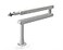 BEACN Mic Stand StudioQuality Low Profile Adjustable Microphone Arm with 360 Rotation Cable Management Easy Clamp Universal Fit For Streaming Podcasting Gaming White