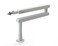BEACN Mic Stand StudioQuality Low Profile Adjustable Microphone Arm with 360 Rotation Cable Management Easy Clamp Universal Fit For Streaming Podcasting Gaming White