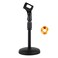 Poocar Desktop Microphone StandHeavy Duty Table Desk Microphone Stand with NonSlip Metal Base 38 and 58 Adapter Adjustable Height for Blue Yeti Snowball Spark Other Microphone
