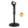 Poocar Desktop Microphone StandHeavy Duty Table Desk Microphone Stand with NonSlip Metal Base 38 and 58 Adapter Adjustable Height for Blue Yeti Snowball Spark Other Microphone