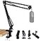 SUNMON SoloCast Boom Arm Mic Stand Adjustable Suspension Boom Scissor Arm Stand Compatible with HyperX SoloCast 2 1 Gaming Microphone by