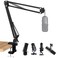 SUNMON SoloCast Boom Arm Mic Stand Adjustable Suspension Boom Scissor Arm Stand Compatible with HyperX SoloCast 2 1 Gaming Microphone by