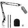 SUNMON SoloCast Boom arm for HyperX Microphone Stand for HyperX SoloCast Mic arm Upgrade C Desk Clamp 2 Cable Ties Mic Cover Compatible with HyperX SoloCast by