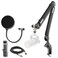 StreamEye Rode PSA1 Pro Studio Boom Arm for Podcasting and Streaming with Quick Release Mic Stand Adapter Microphone Pop Filter Professional Grade XLR Cable and Polishing Cloth