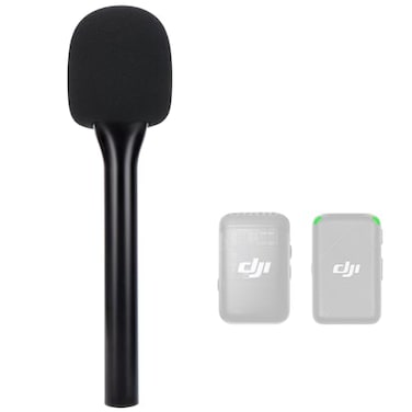 SUNMON Handheld Wireless Mic Stand for DJI Mic Holder for DJI Mic 2 DJI Microphone Interview Handheld Mount Adapter for DJI Mic1 2