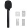 SUNMON Handheld Wireless Mic Stand for DJI Mic Holder for Rode GO 2 Microphone Interview Handheld for DJI Mic 2 Rode Wireless Pro Synco G1A2 Movo and More