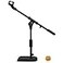 InnoGear Adjustable Desk Microphone Stand Weighted Base with Soft Grip Twist Clutch Boom Arm 38 and 58 Threaded Mounts for Blue Yeti and Blue Snowball Kick Drums Guitar Amps Black
