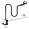 ZealSound Microphone Stand Gooseneck 19 Flexible ClampOn Desktop Mic Stand with 360 Adjustable Arm 38 to 58 Adapter HeavyDuty Desk Mount for Podcasting Streaming Podium Public Speaking