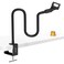 ZealSound Microphone Stand Gooseneck 19 Flexible ClampOn Desktop Mic Stand with 360 Adjustable Arm 38 to 58 Adapter HeavyDuty Desk Mount for Podcasting Streaming Podium Public Speaking