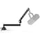 InnoGear Low Profile Mic Arm 360 Rotatable Microphone Boom Arm Mic Stand for Fifine AM8 K669B Blue Yeti HyperX QuadCast SoloCast AT2020 with Mic Clip 38 to 58 38 to 14 Adapter Black