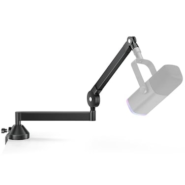 InnoGear Low Profile Mic Arm 360 Rotatable Microphone Boom Arm Mic Stand for Fifine AM8 K669B Blue Yeti HyperX QuadCast SoloCast AT2020 with Mic Clip 38 to 58 38 to 14 Adapter Black
