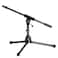 KM KM Konig Meyer 2591050055 Very Low Level Microphone Compact Stand 1piece Boom Arm Zinc DieCast Base Professional Grade For all Musicians German Made Black