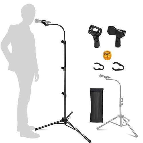raking Raking Mic Stand Boom Microphone Stand 24 to 67 inch