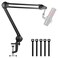 InnoGear Microphone Arm Stand Heavy Duty Mic Arm Microphone Stand Suspension Scissor Boom Stands with Mic Clip and Cable Ties for Blue Yeti Snowball Hyper X QuadCast SoloCast Fifine Gaming Medium
