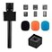 CaTeFo Mic Handle for DJI Rode Microphone Handheld Stand Holder for Wireless GO2 Interview Rig Adaptor With Mic Flag 3 Color Foams StarRigHC