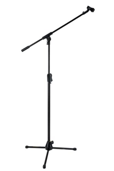 Hercules MS531B EZ Clutch Tripod Microphone Stand with Boom EZ Mic Clip
