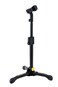 Hercules MS300B Low Profile Straight Microphone Stand with EZ Mic Clip
