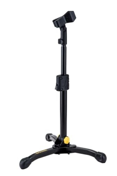 Hercules MS300B Low Profile Straight Microphone Stand with EZ Mic Clip