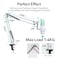 WIBOND For HyperX Quadcast S Boom Arm Upgraded Mic Arm with Reduce Wind Noises Mic Foam Cover White Boom Arm for Hyperx Quadcast 38 to 58 Adapter Compatible with Other Models