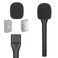 YOUSHARES YOUSAHRES Interview Microphone Handheld Adaptor for DJI Mic 12 Mic Holder Stand Lavalier Interview Mic for DJI Wireless Microphone