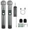 Phenyx Pro Dual Digital Wireless Microphone System w2 Handheld Dynamic Microphones15 UHF Frequency Groups Mini Receiver Metal Cordless Mic for KaraokeChurchDJSinging PDP22H