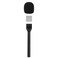 CaTeFo Microphone Interview Handle Interview GO Handheld Adapter with Foam for RODE Wireless GO DJI Mic DJI Mic2 and Other Wireless Transmitter with Cold Shoe StarRigS