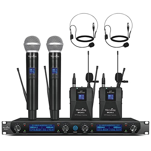 microcking Microcking Uhf Cordless Mic Set long range