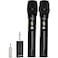 Bietrun Wireless Microphone UHF Metal Dual Handheld Cordless Dynamic Mic System with Rechargeable Receiver 14Output for Karaoke Church Speech Wedding Party Singing160 ft RangeAuto Connect