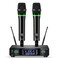 Bietrun Wireless Microphone Rechargeable Metal Dual UHF Cordless Dynamic Handheld Microphone System for Home Karaoke Meeting Party Church DJ WeddingUHF 240ft RangeReceiver with Bluetooth