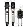 SGPRO MultiplePurpose Wireless Microphone Set Compact Receiver Mute Function Battery Indicator for Singing DJ Speech Classroom Church Home Karaoke and More SG14 Dual Handheld Set