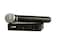 Shure BLX24PG58 Handheld Wireless Audio System H10 Band 542572 MHz BLX4 Receiver BLX2 Transmitter with PG58 Dynamic Mic Up to 14 Hr Battery 300 ft Range