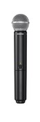 Shure BLX2SM58 Handheld Wireless Transmitter H10 Band 542572 MHz SM58 Cardioid Dynamic Capsule Up to 14 Hr Battery 300 ft Range Compatible with BLX Receivers