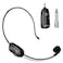 XIAOKOA UHF Wireless Headset Microphone Cordless Head Mic System USBC Charging Microphones 164ft Range for Voice Amplifier Speaker Teaching Tour Guides Fitness Instructor