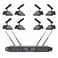 XTUGA YT8 Wireless Microphone SystemUHF 8 Channel Gooseneck Cordless Microphone System Desktop Conference Mics SuperLow Noise for Public SpeakingLectureOutdoor Conferences