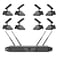 XTUGA YT8 Wireless Microphone SystemUHF 8 Channel Gooseneck Cordless Microphone System Desktop Conference Mics SuperLow Noise for Public SpeakingLectureOutdoor Conferences
