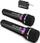 ECHOMUSSY Wireless Microphone Rechargeable Wireless Microphones with OnetoOne Chip Connection and LED Lights 40H Duration 200FT Range Receiving Less Latency Karaoke Microphone for Singing Speech Party