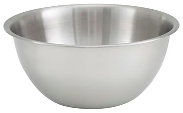Winco 5 Quart HeavyDuty Stainless Steel Mixing Bowl Deep
