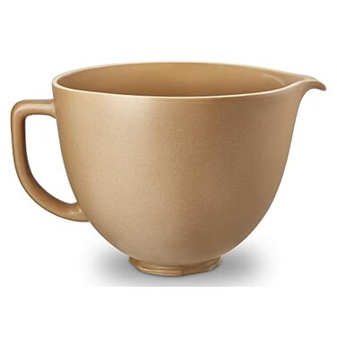 KitchenAid 5 Quart Ceramic Bowl for all 455 Quart TiltHead Stand Mixers KSM2CB5PFC Fired Clay