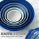 Zulay Kitchen 12 Piece Plastic Mixing Bowls with Lids Set LeakProof Microwave Freezer Safe Stackable Mixing Bowl Set for Preparing Serving and Storing NonSlip Large Nesting Bowls Blue Ombre
