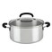 Farberware Brilliance Dutch Oven Pot with Lid 5 Quart Stainless Steel