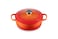 Le Creuset Enameled Cast Iron Signature Round Wide Dutch Oven 35 qt Flame
