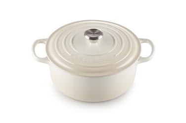 Le Creuset Enameled Cast Iron Signature Round Dutch Oven 55 qt Meringue