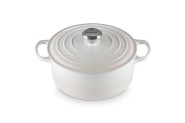 Le Creuset Enameled Cast Iron Signature Round Dutch Oven 45 qt Meringue