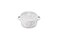 Le Creuset Mon Coeur Collection Stoneware Classic Round Mini Cocotte 8 Oz White with Hearts