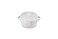 Le Creuset Mon Coeur Collection Stoneware Classic Round Mini Cocotte 8 Oz White with Hearts