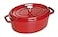 staub La Cocotte Oval 40509857 Pico Cocotte Oval Cherry 114 inches 29 cm Large Both Handed Castings Enameled Pot Induction Compatible Japanese Authentic Product